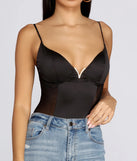 Bad Gal Satin Bodysuit