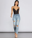 Bad Gal Satin Bodysuit