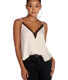 Loving In Lace Satin Cami