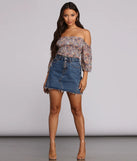 Pretty In Paisley Crop Top