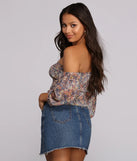 Pretty In Paisley Crop Top