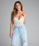Twisted Angel Embroidered Bodysuit
