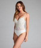 Twisted Angel Embroidered Bodysuit
