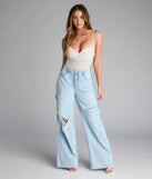 Twisted Angel Embroidered Bodysuit
