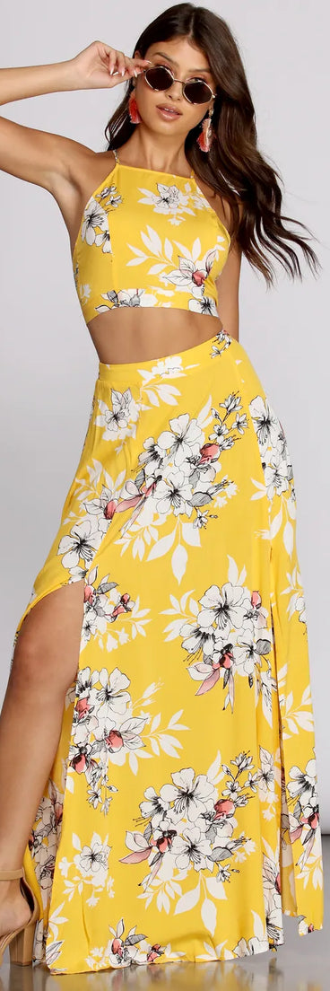 Island Time Floral Top