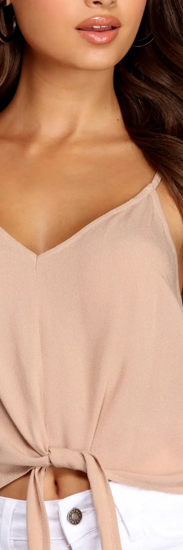 Breezy Beautiful Tie Top