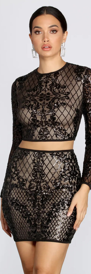 Glamorous Girl Crop Top