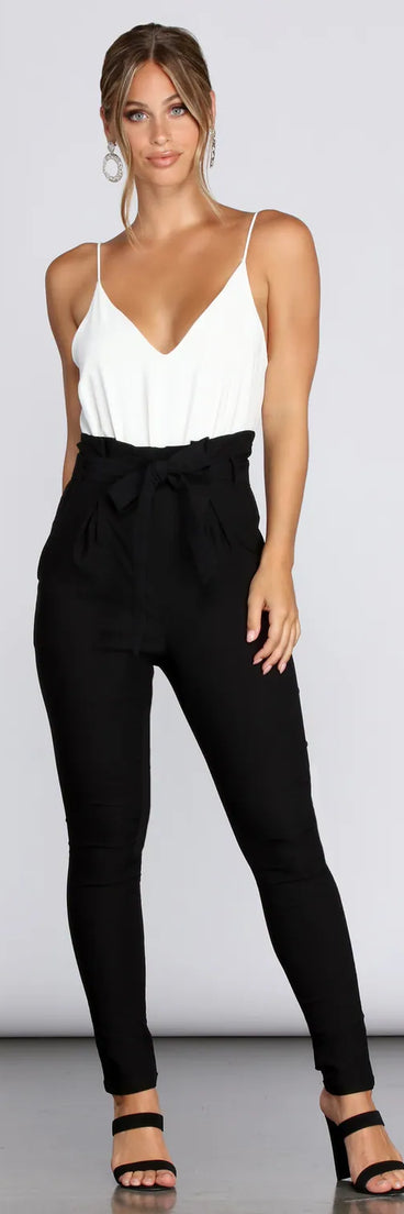 Let Loose V Neck Bodysuit