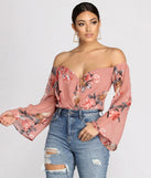 Darling Floral Chiffon Top