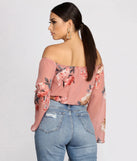 Darling Floral Chiffon Top