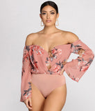 Darling Floral Chiffon Top