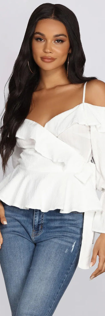 Madame Bell Sleeve Blouse