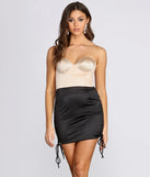 Satin Sweetheart Bustier
