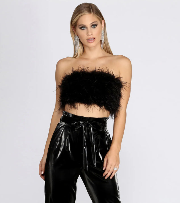 Ruffle Some Feathers Tube Top | Windsor