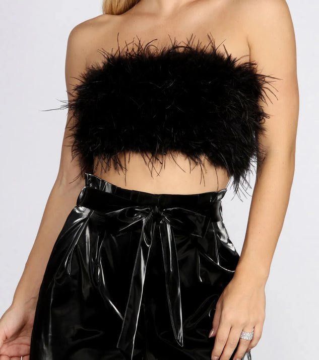 Ruffle Some Feathers Tube Top | Windsor