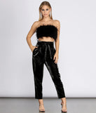 Ruffle Some Feathers Tube Top