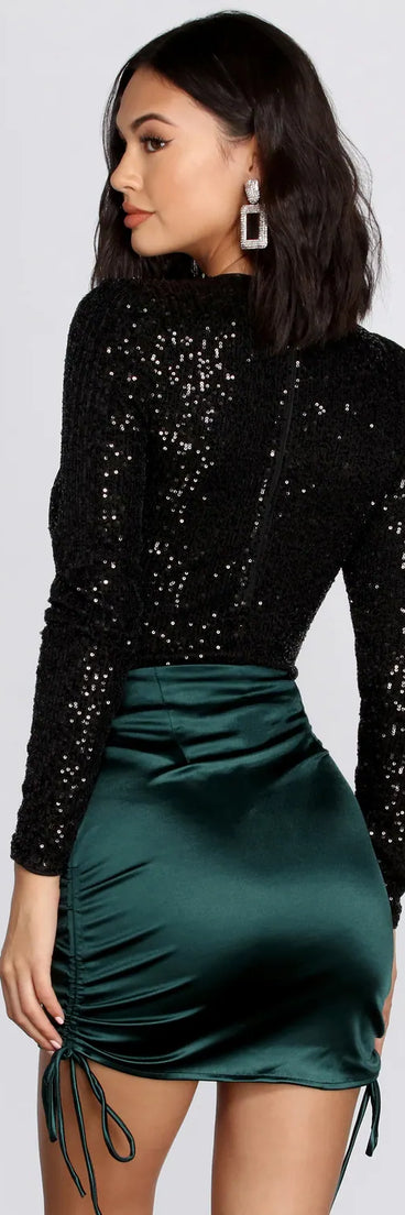 Sequin Stunner Bodysuit