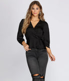 Poised In Peplum Blouse
