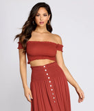 Dreamy Boho Off The Shoulder Gauze Top