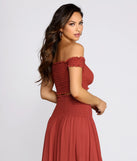 Dreamy Boho Off The Shoulder Gauze Top