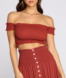 Dreamy Boho Off The Shoulder Gauze Top