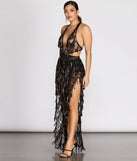 Let's Get Loud Fringe Dress