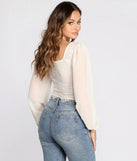 Love The Lace Chiffon Bodysuit