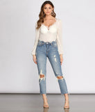 Love The Lace Chiffon Bodysuit