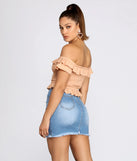 Charmed In Ruffles Peplum Top