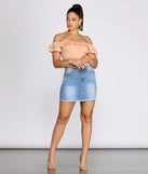 Charmed In Ruffles Peplum Top