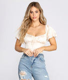 Sleek & Stunning Satin Puff Sleeve Bodysuit