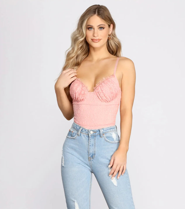 Lace Darling Sweetheart Bodysuit