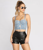 Flashy In Fringe Bustier