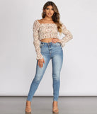 Smocked Over Florals Crop Top