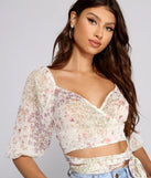 Pretty Blossoms Crop Top