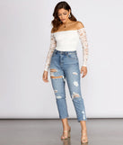 Lover Of Lace Off The Shoulder Bodysuit