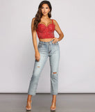 Daring Rhinestone Diva Cropped Bustier