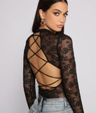 Living For Lace Strappy Back Bodysuit
