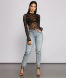 Living For Lace Strappy Back Bodysuit