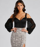 Feelin' Luxe Satin Corset Crop Top