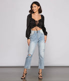 Sleek And Chic Vibes Crop Top