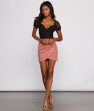So Chic Puff Sleeve Lace Bodysuit