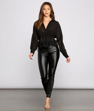 Chic And Sheer Chiffon Blouse