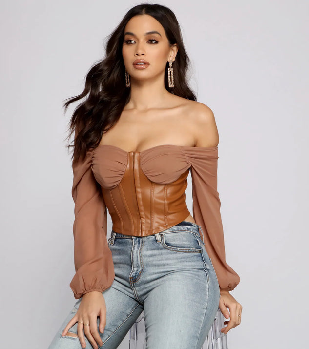 Chic Fashionista Cropped Corset