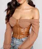 Chic Fashionista Cropped Corset