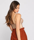 Sultry-Chic Details Cropped Bustier