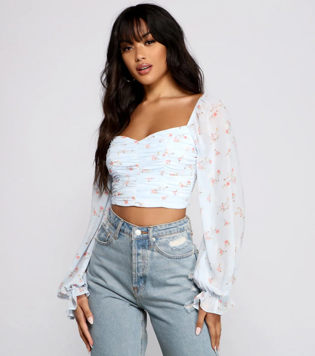 トップス SALE MARGE TOKYO Floral lace cropped Floral lace