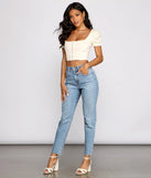 Up A Notch Hook and Eye Corset Top
