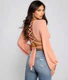 Stunning Strappy Chiffon Crop Top