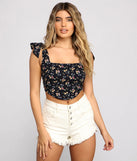 Love At First Floral Crop Top